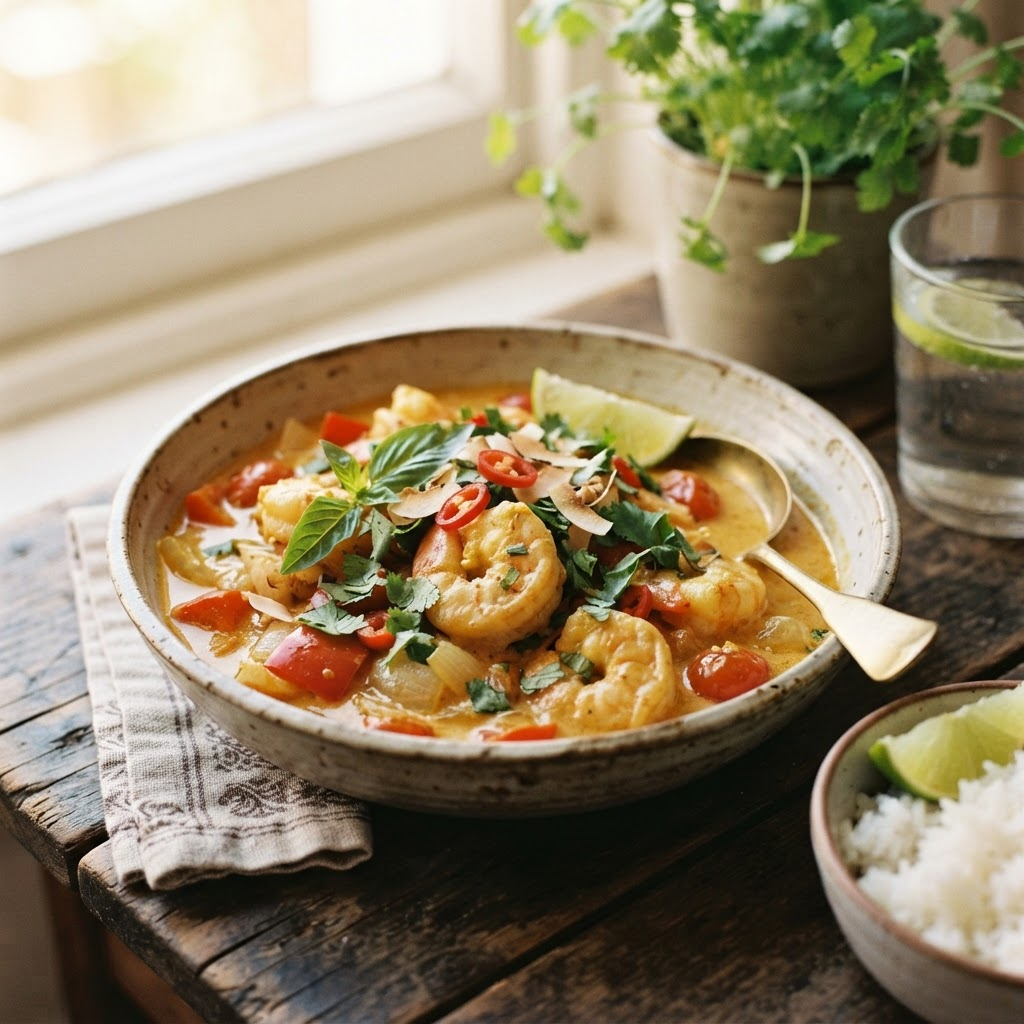 Coconut Prawn Curry